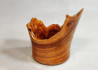 Wooden Bowl Hand Carved / Elm Burl Wood